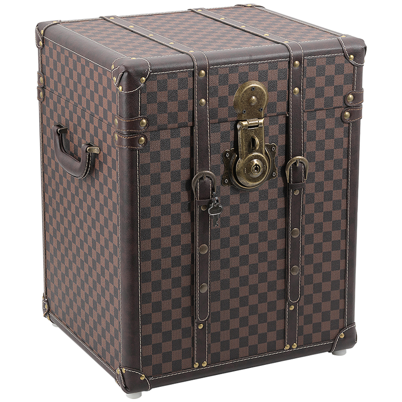 Сундук Louis Vuitton Design Wooden Chest Коричневый Латунь в Казани | Loft Concept 