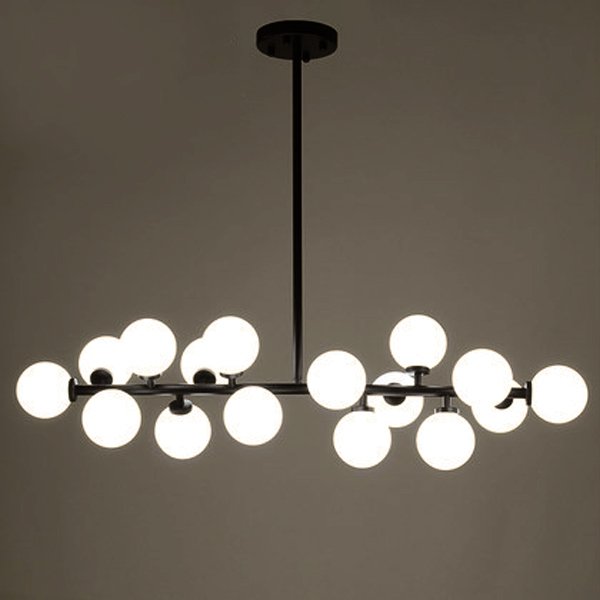 Светильник Bubble Stik Black Chandelier Черный матовый Светильник Bubble Stik Black Chandelier Черный матовый в Казани | Loft Concept