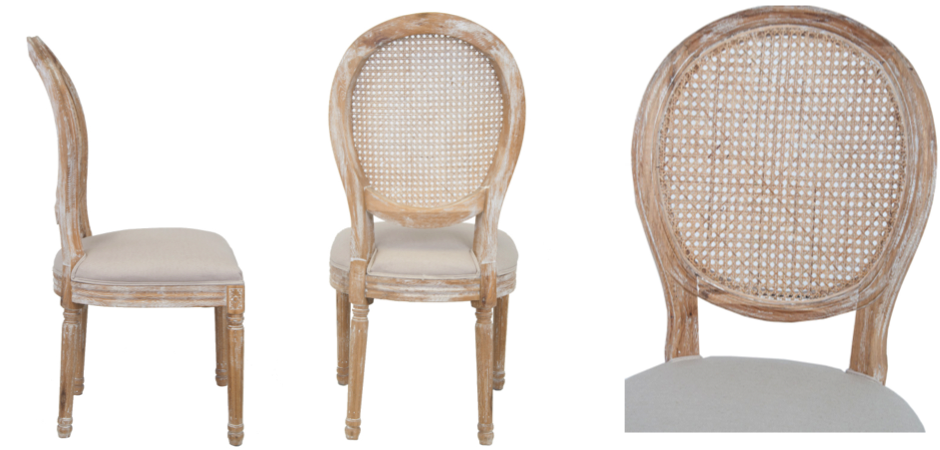 Стул French chairs Provence Beige Rattan 2 Chair Стул French chairs Provence Beige Rattan 2 Chair - Loft-Concept в Казани
