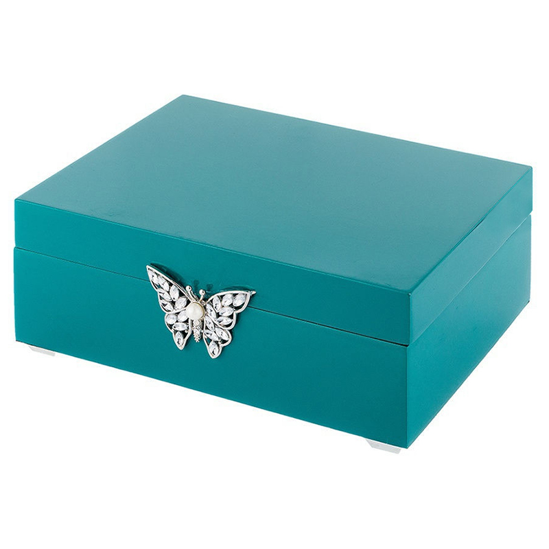 Шкатулка Turquoise Box With Butterfly Бирюзовый в Казани | Loft Concept 