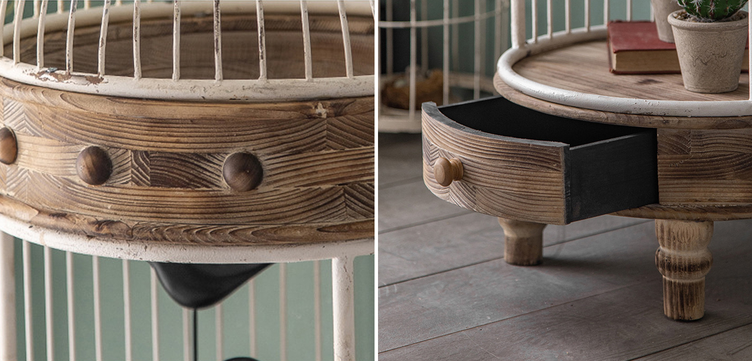 Стеллаж клетка Cage Rack White Provence - фото №2