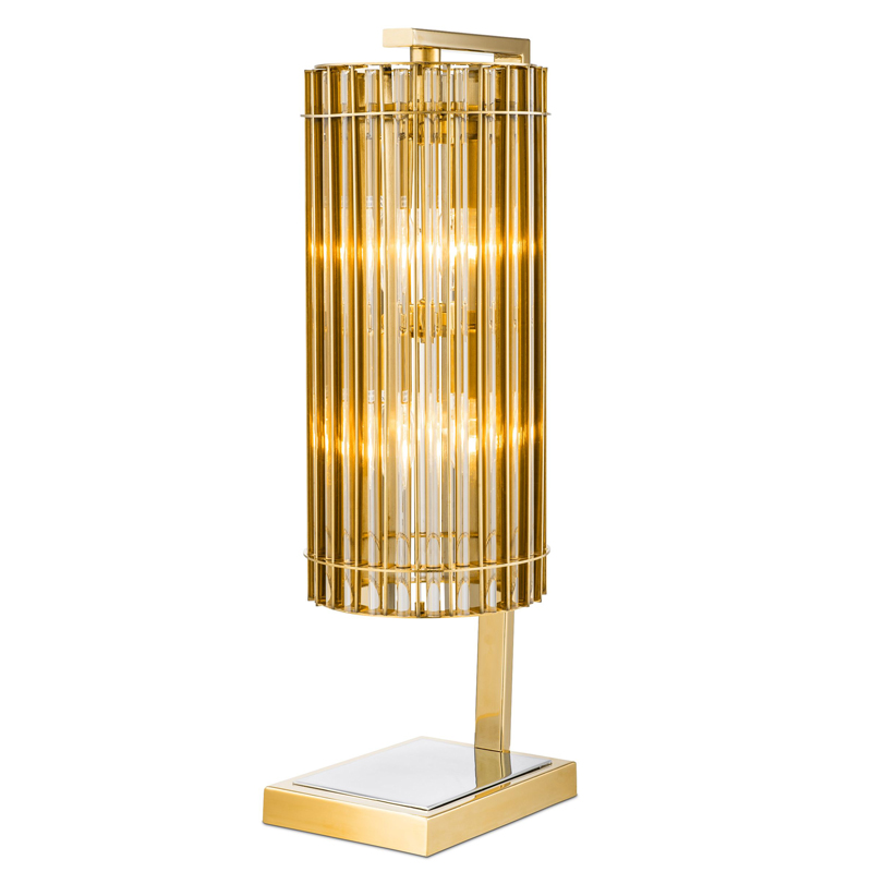 Настольная лампа Eichholtz Table Lamp Pimlico Gold Глянцевое золото Никель Золотой Шампань в Казани | Loft Concept 