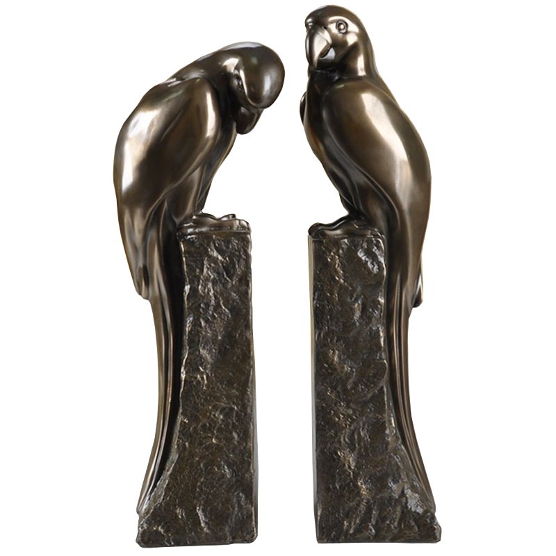 Держатель для книг Bookend Perroquet set of 2 Темная бронза в Казани | Loft Concept 