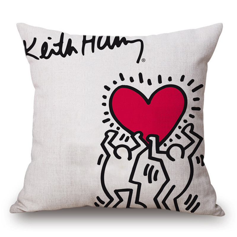 Подушка Keith Haring 11 Мульти в Казани | Loft Concept 