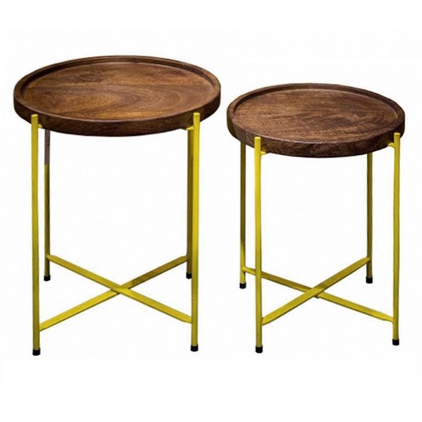 Комплект столиков Round side table set Акация в Казани | Loft Concept 