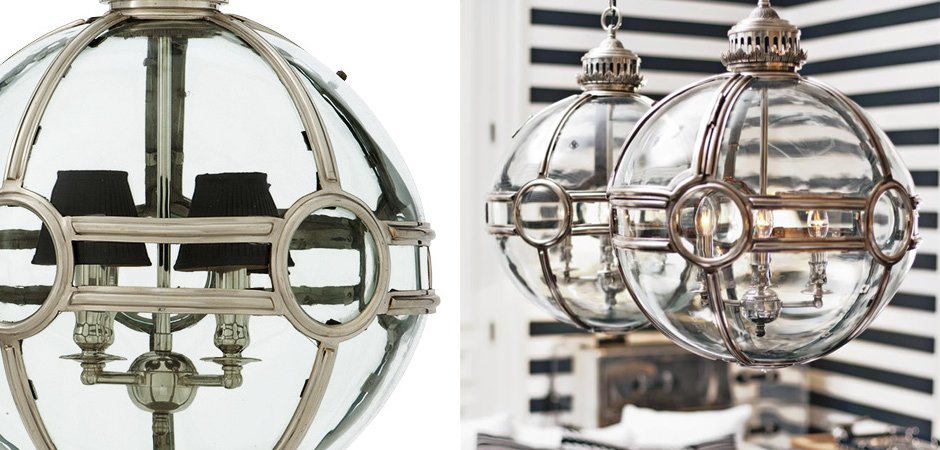 Люстра Lantern Hagerty Antique Silver - Loft-Concept в Казани