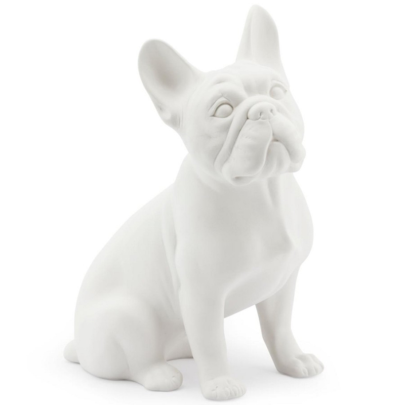 Статуэтка Abhika French Bulldog White Белый в Казани | Loft Concept 