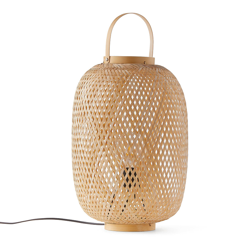 Настольная лампа Lantern Wicker Table lamp Бежевый в Казани | Loft Concept 