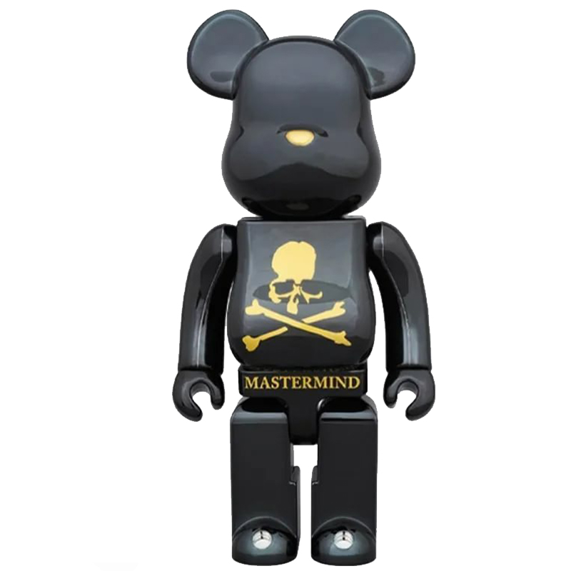 Статуэтка Bearbrick Black Mastermind Черный в Казани | Loft Concept 