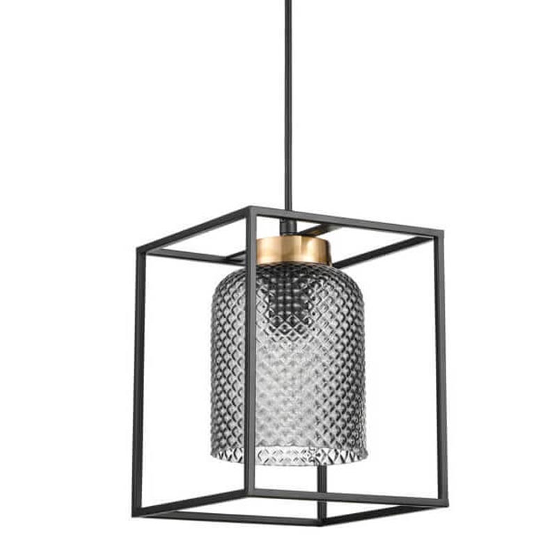 Подвесной светильник Myron Hanging lamp Черный Дымчатый (Smoke) в Казани | Loft Concept 