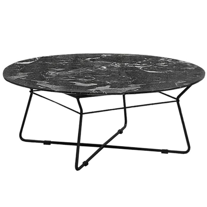 Кофейный стол Marble Coffee Table Черный Черный Мрамор Nero в Казани | Loft Concept 