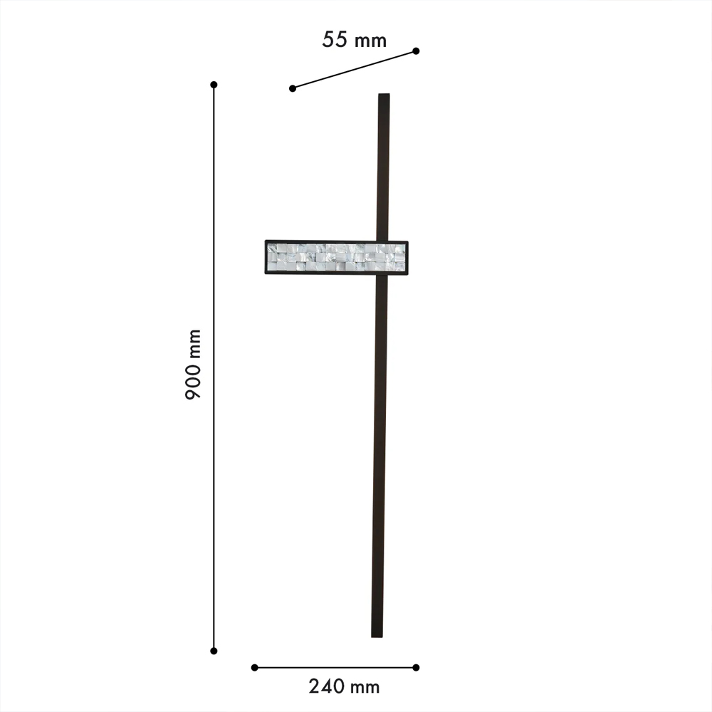 Бра с декором из перламутровой морской ракушки Touch of Marine Charm в Казани