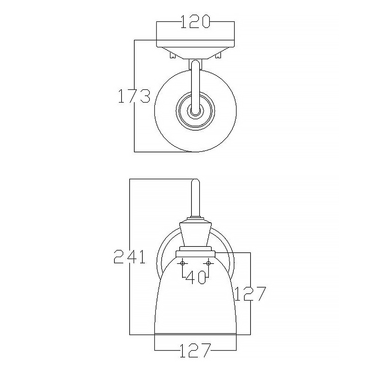 Бра с матовым ребристым плафоном в форме колокола Kichler в Казани