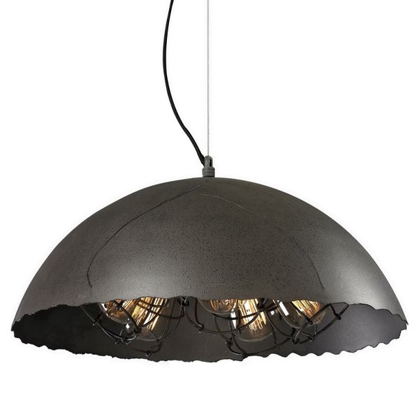 Подвесной светильник Uneven Edge Loft Pendant lamp 5 Графит в Казани | Loft Concept 