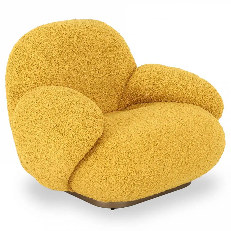 Кресло Chloe Yellow Armchair Желтый Золотой в Казани | Loft Concept 