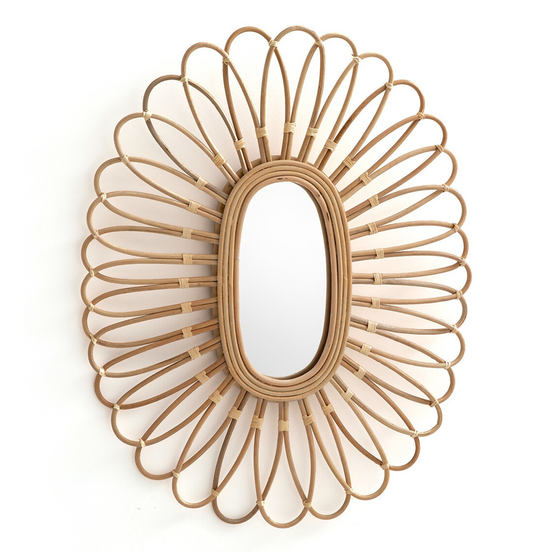 Зеркало Mirror Rattan Oval  в Казани | Loft Concept 