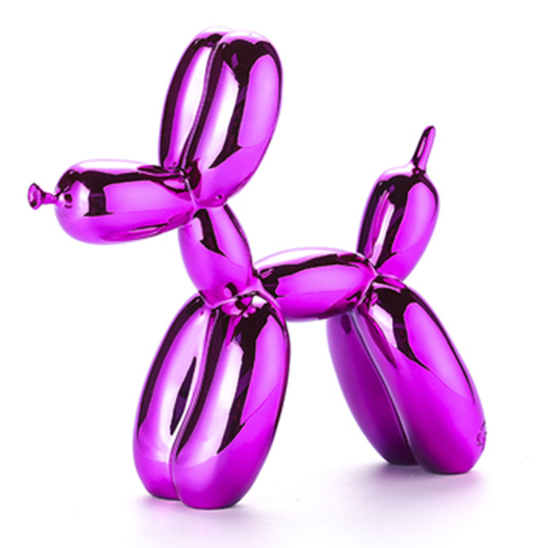 Статуэтка Jeff Koons Balloon Dog medium Purple Пурпурно-фиолетовый в Казани | Loft Concept 