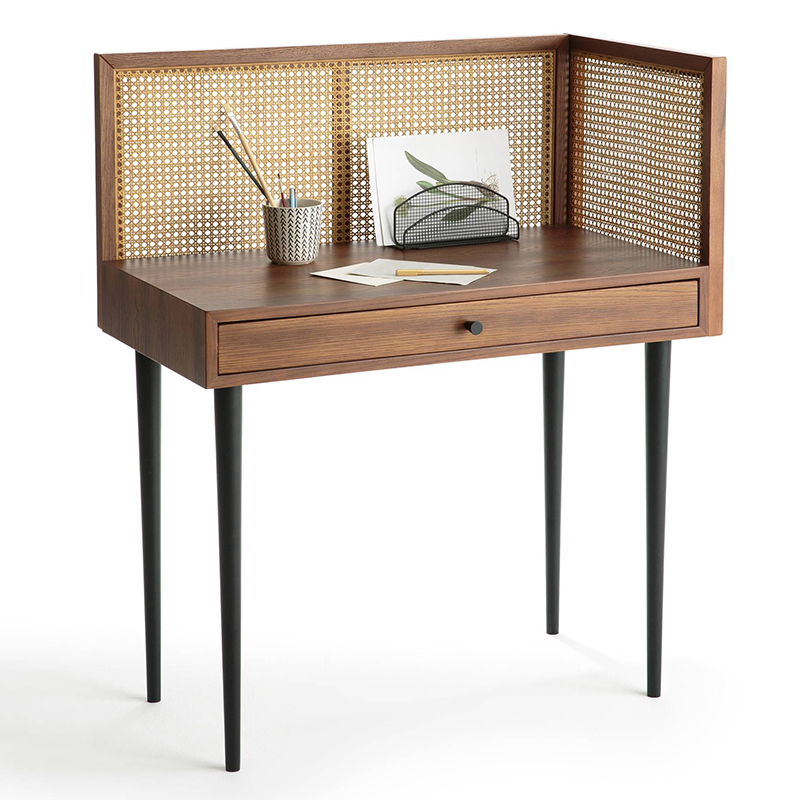 Рабочий стол Agnar Wicker Table Орех Рабочий стол Agnar Wicker Table Орех в Казани | Loft Concept