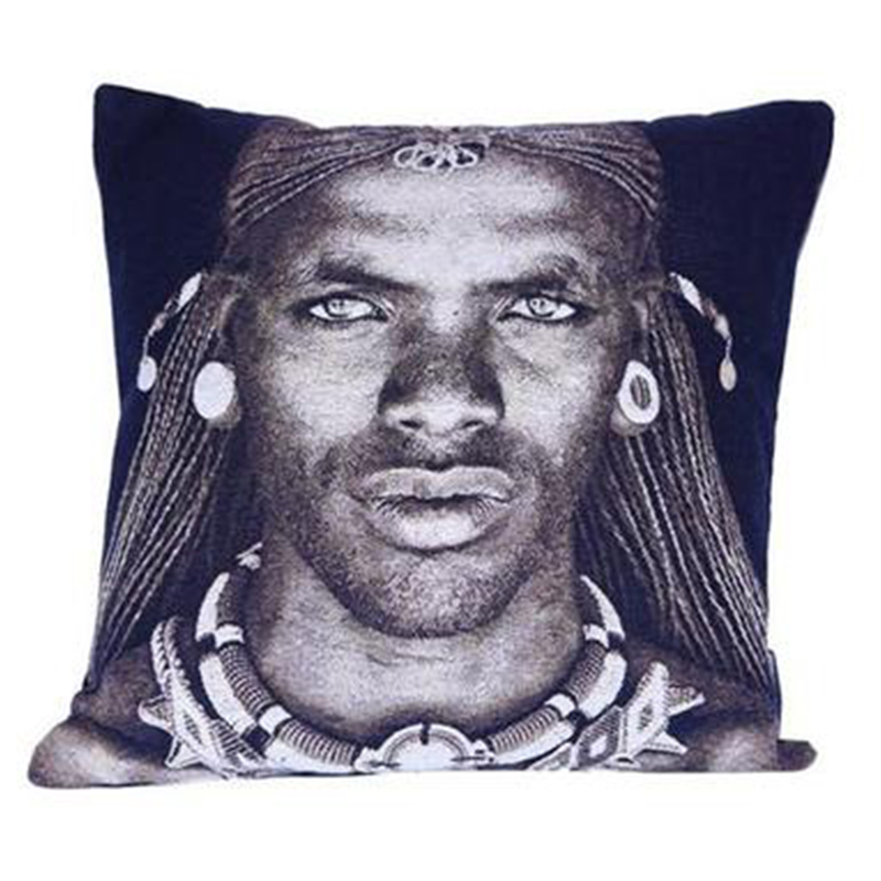 Декоративная Подушка Samburu Warrior Kenya  в Казани | Loft Concept 