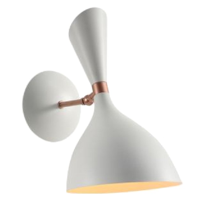 Бра Duke wall lamp White Белый Латунь в Казани | Loft Concept 