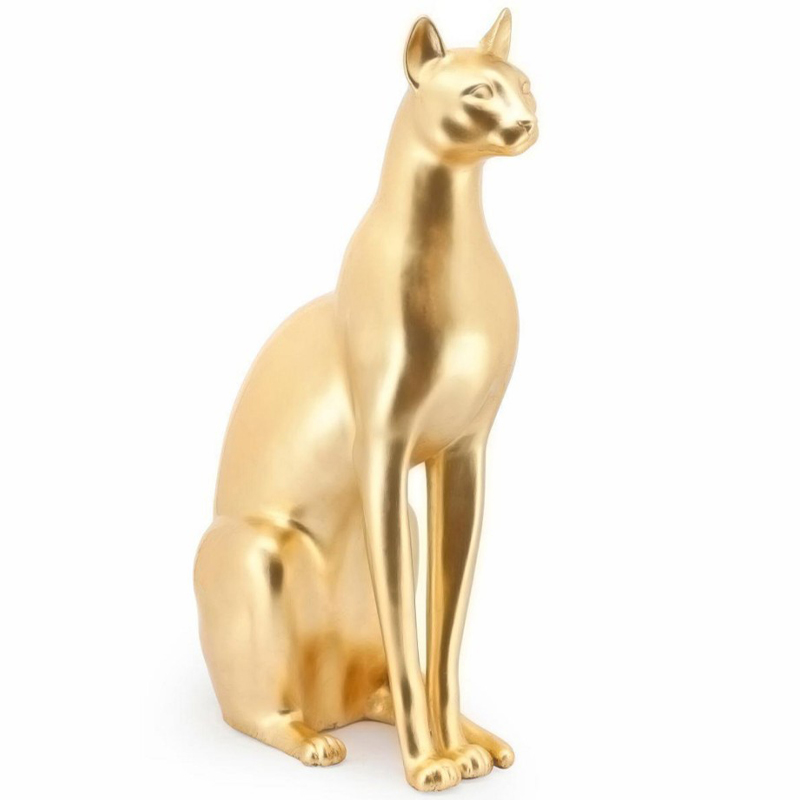 Статуэтка Abhika Egyptian Cat Gold Золотой в Казани | Loft Concept 