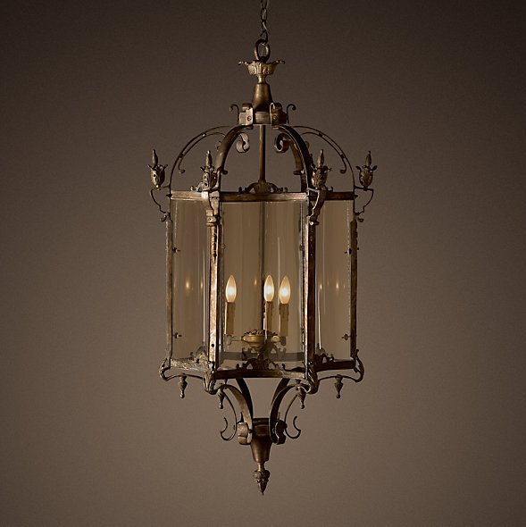 Люстра 19th Century Salerno Streetlight Pendant Lighting Черный в Казани | Loft Concept 