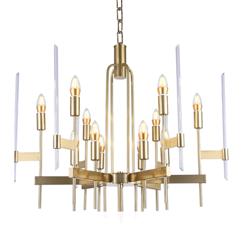 Bari Light Chandelier Aged Brass Золотой в Казани | Loft Concept 