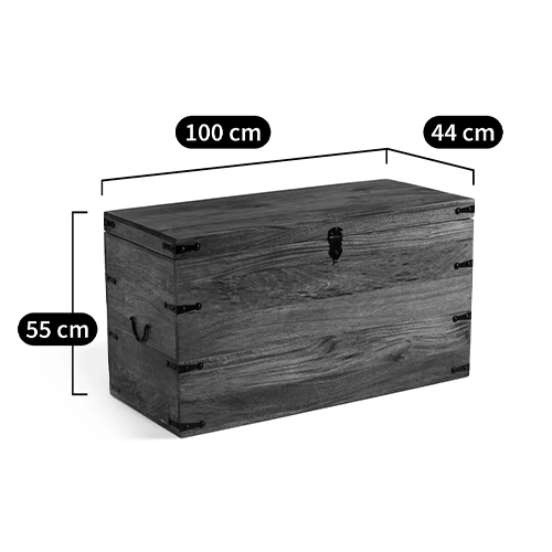 Деревянный сундук из массива манго Mango Wooden Chest Brown в Казани