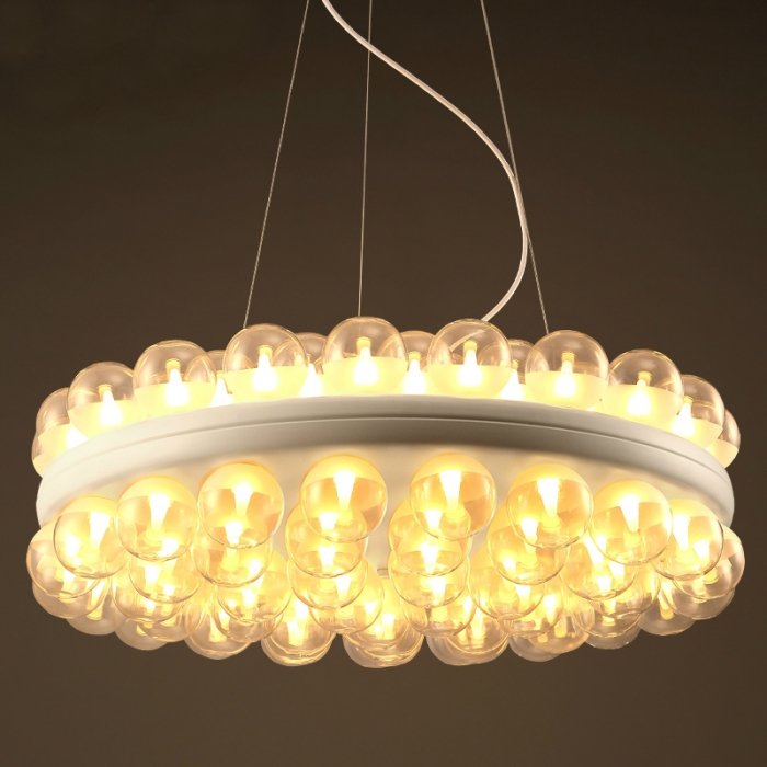 Люстра Eddy Light Chandelier Double Plate  в Казани | Loft Concept 