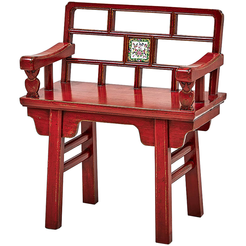 Стул Chinoiserie Red Stool Красный в Казани | Loft Concept 