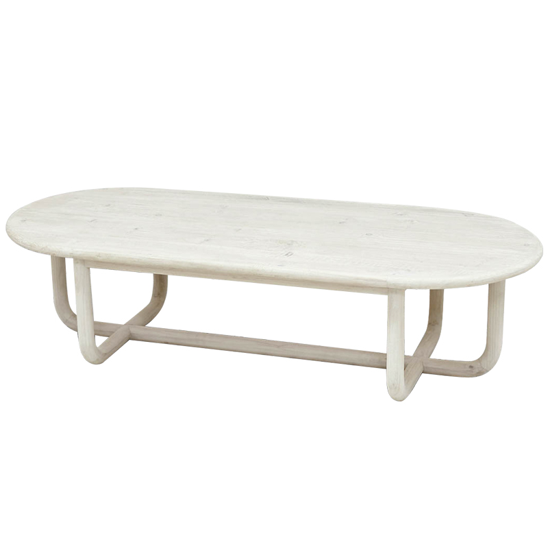 Кофейный стол Mathis Wood Coffee Table ivory ( слоновая кость ) в Казани | Loft Concept 