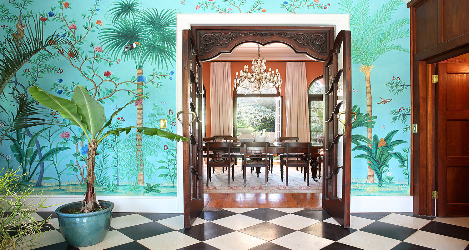 Обои ручная роспись Amazonia Blue - фото №2