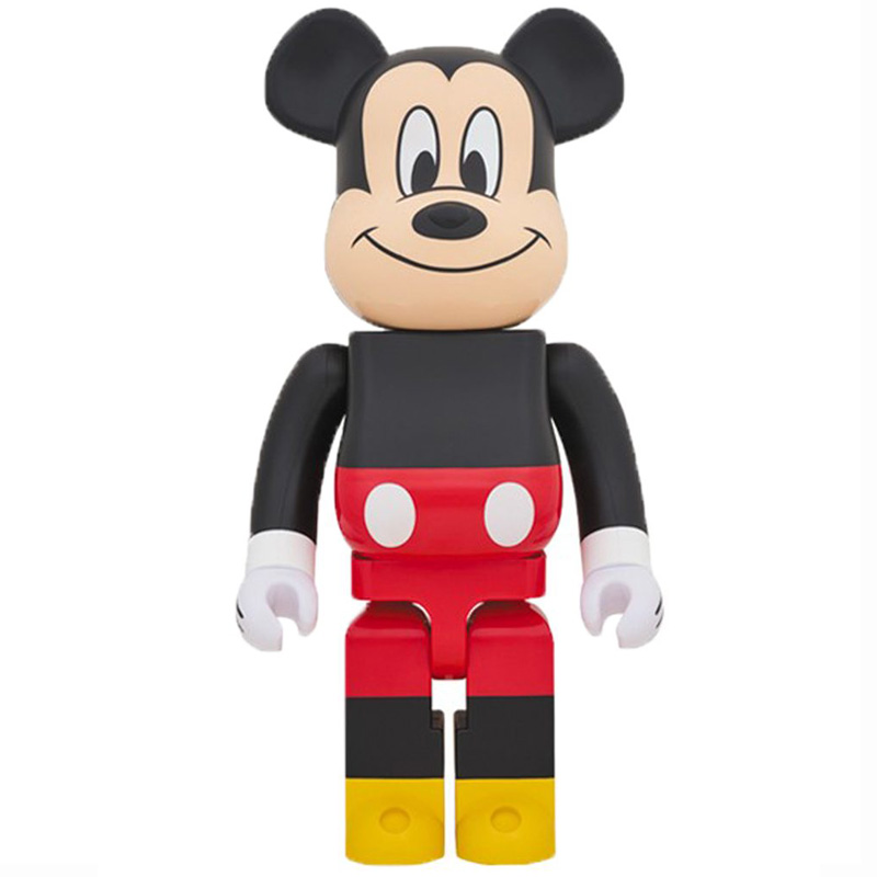 Статуэтка Bearbrick Mickey Mouse Черный Красный Желтый Бежевый в Казани | Loft Concept 