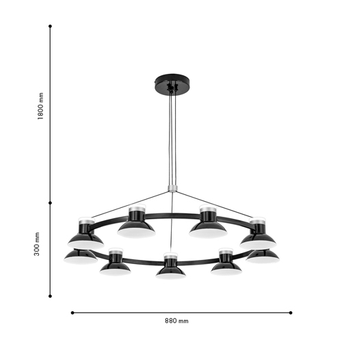 Люстра Celevis Black 92 в Казани