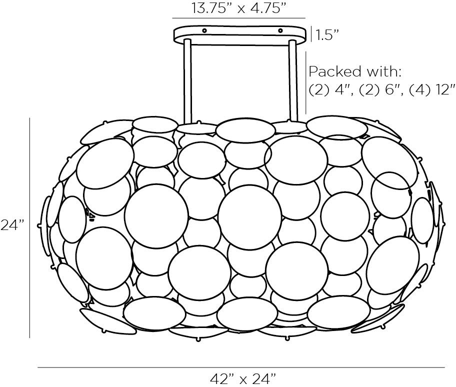 Люстра Arteriors NEBULA CHANDELIER в Казани