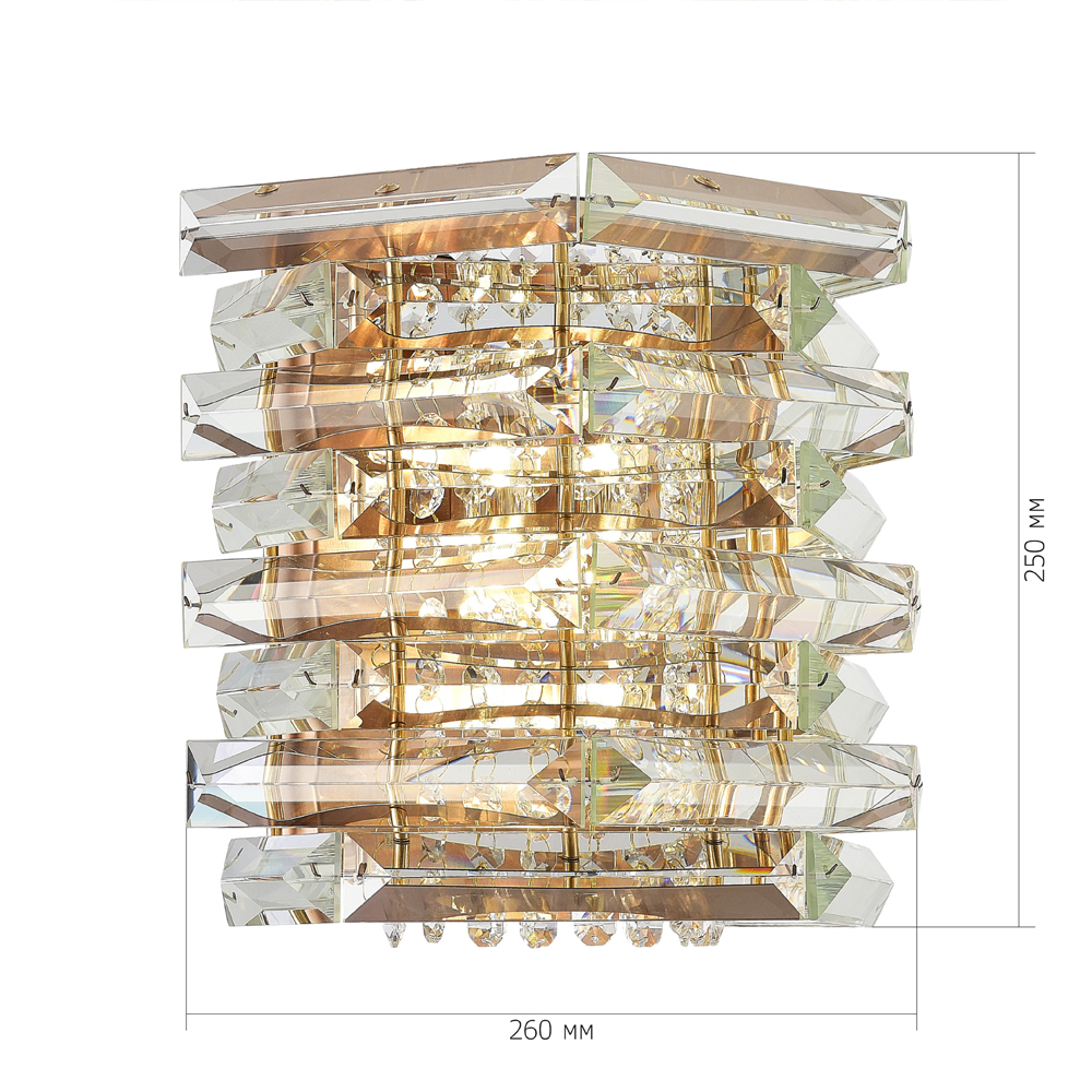 Бра в классическом хрустальном обрамлении Light Garland в Казани