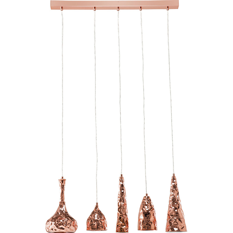 Люстра Several Copper Lamps Медь в Казани | Loft Concept 