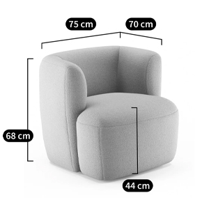 Кресло Ivy Boucle Collection Armchair в Казани