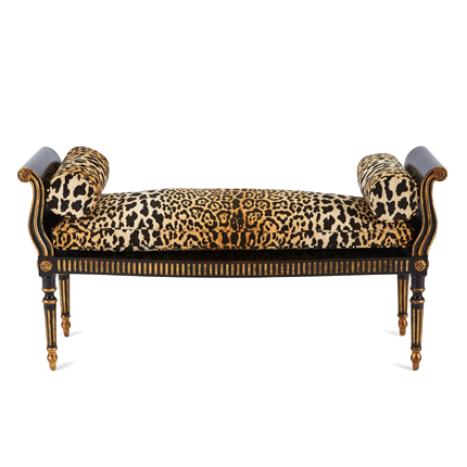 Оттоманка Attina Leopard Bench Мульти в Казани | Loft Concept 