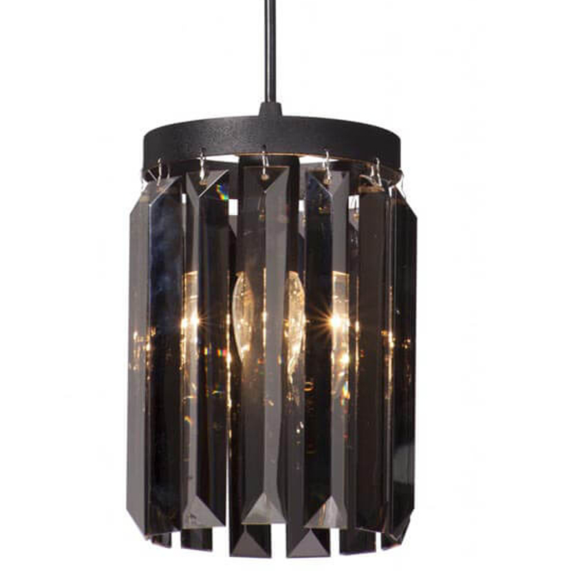 Светильник ODEON Smok Glass  Pendant lamp Стекло Смок D 12 Черный матовый в Казани | Loft Concept 