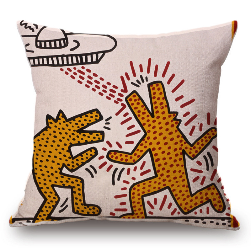 Подушка Keith Haring 9 Мульти в Казани | Loft Concept 