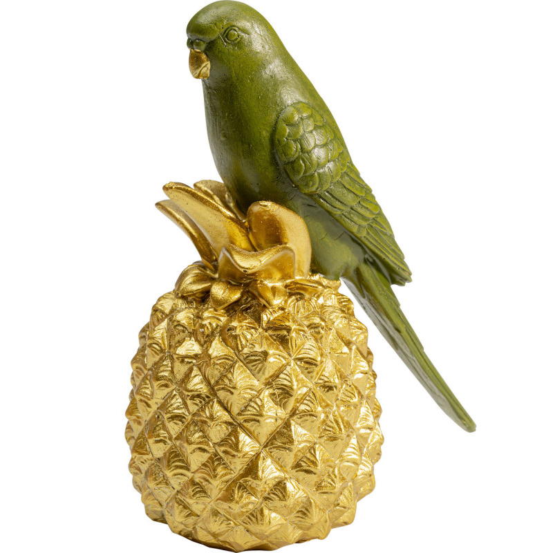 Статуэтка Green Parrot on a Pineapple Зеленый Золотой в Казани | Loft Concept 