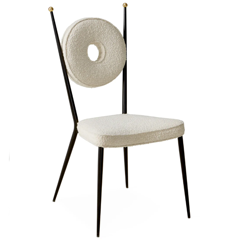 Стул Jonathan Adler Rondo Dining Chair ivory ( слоновая кость ) в Казани | Loft Concept 