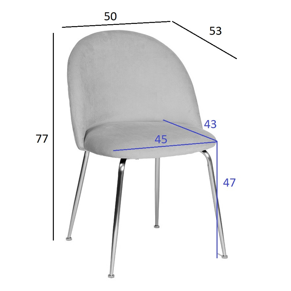 Стул велюровый хаки на золотистых металлических ножках Vendramin Chair в Казани