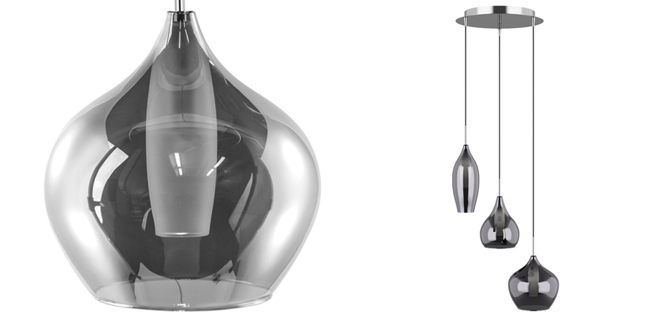Люстра Candiano Smoke Triple Люстра Candiano Smoke Triple - Loft-Concept в Казани