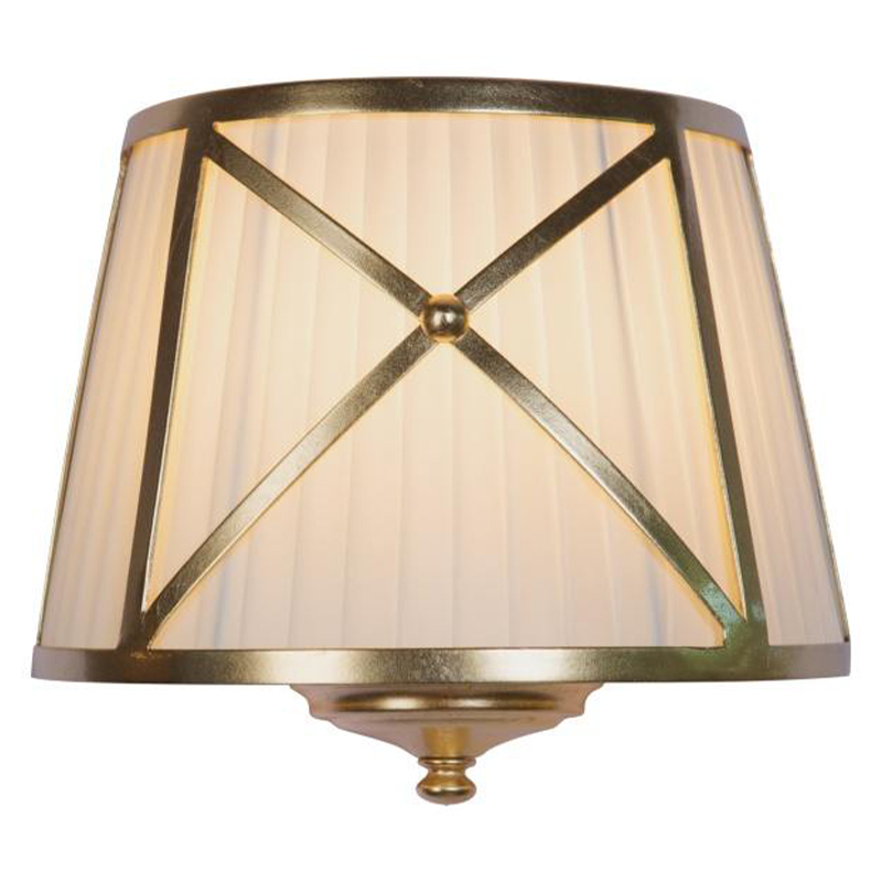 Бра Provence Lampshade Light Gold Wall Lamp Бежевый Золотой в Казани | Loft Concept 