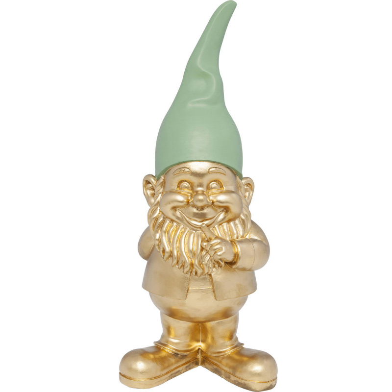 Статуэтка Golden Standing Gnome Золотой в Казани | Loft Concept 