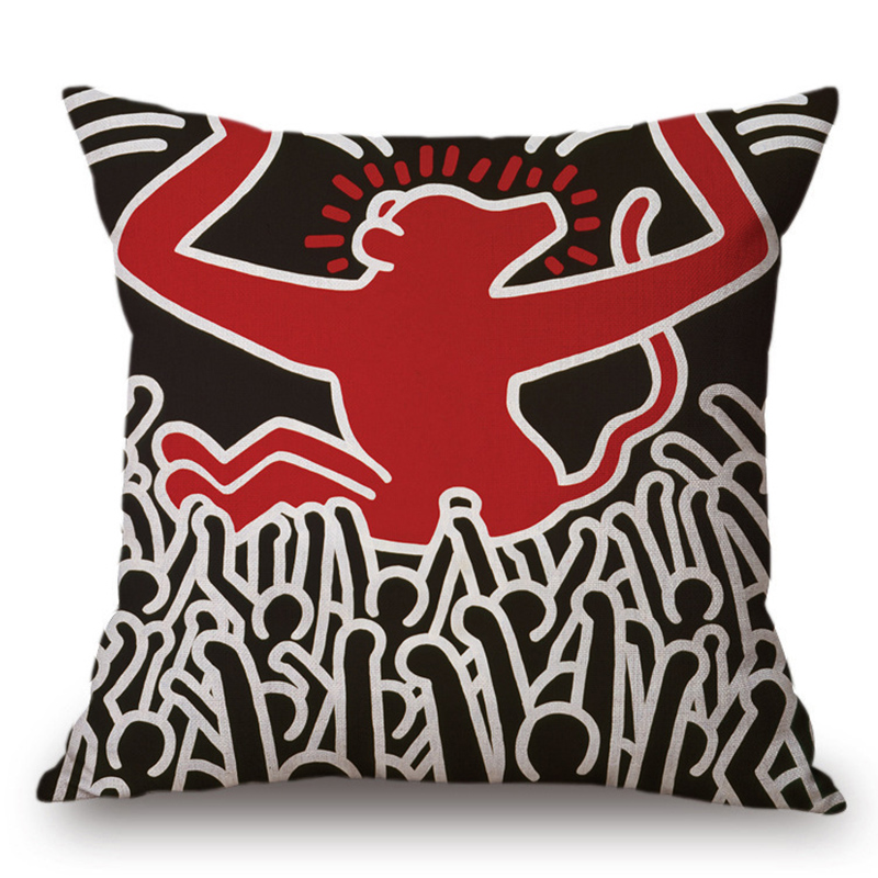 Подушка Keith Haring 10 Мульти в Казани | Loft Concept 