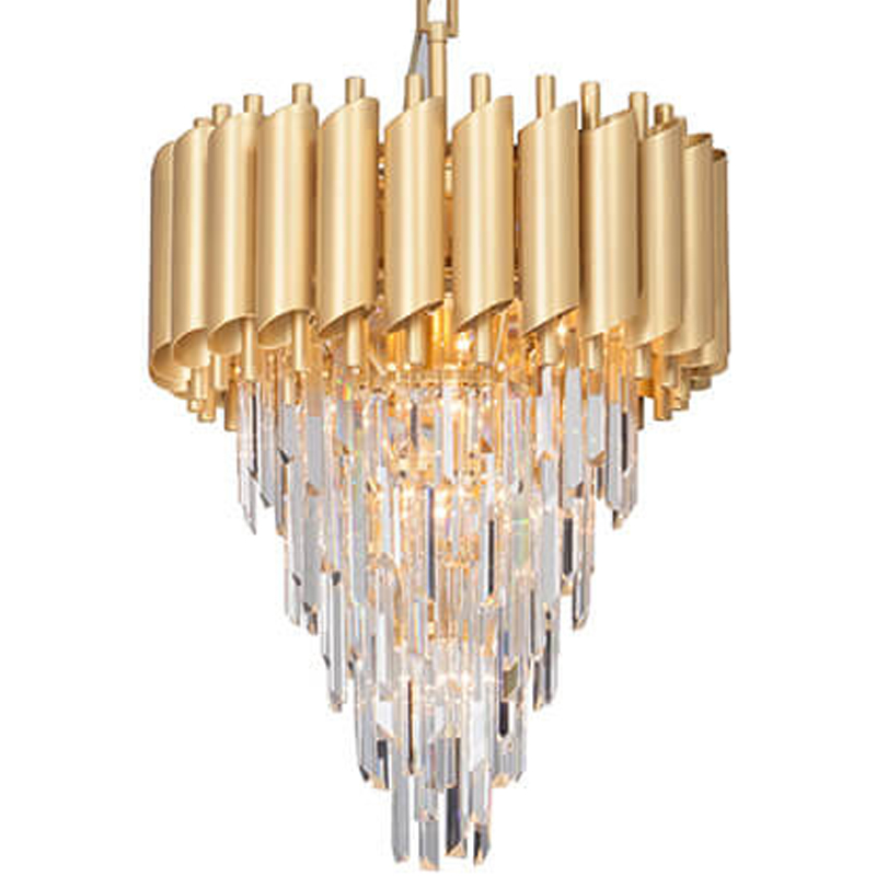 Empire Gold Chandelier Crystal D 50 Глянцевое золото в Казани | Loft Concept 