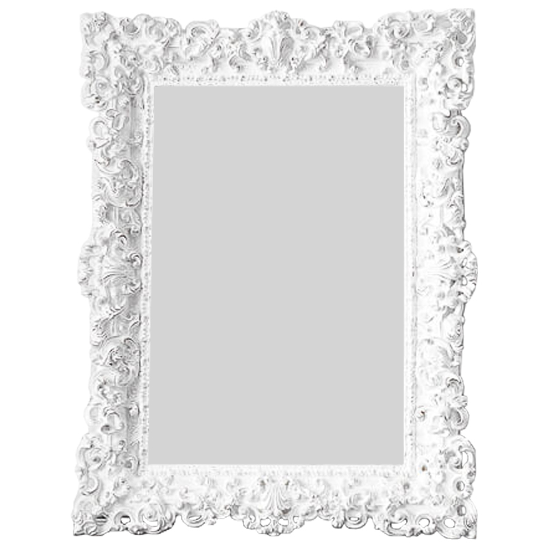 Зеркало Leeuw Mirror White Белый винтажная патина   в Казани | Loft Concept 